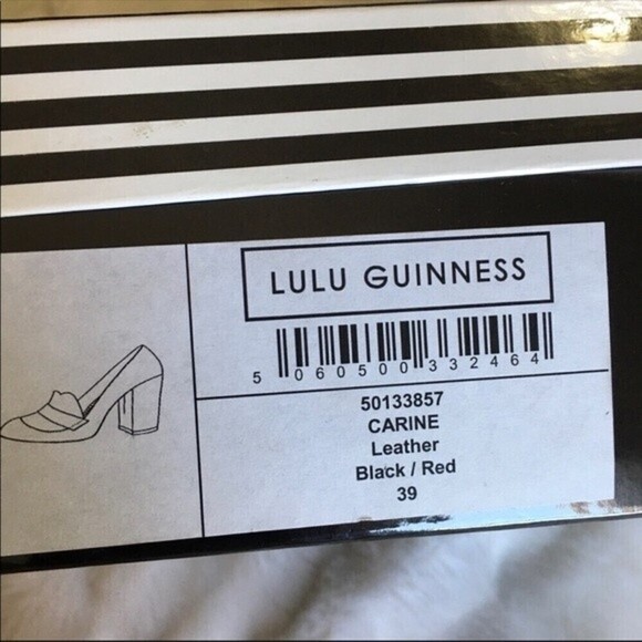 Lulu Guinness‎ Carine Blk Leather Shoes - Picture 12 of 12